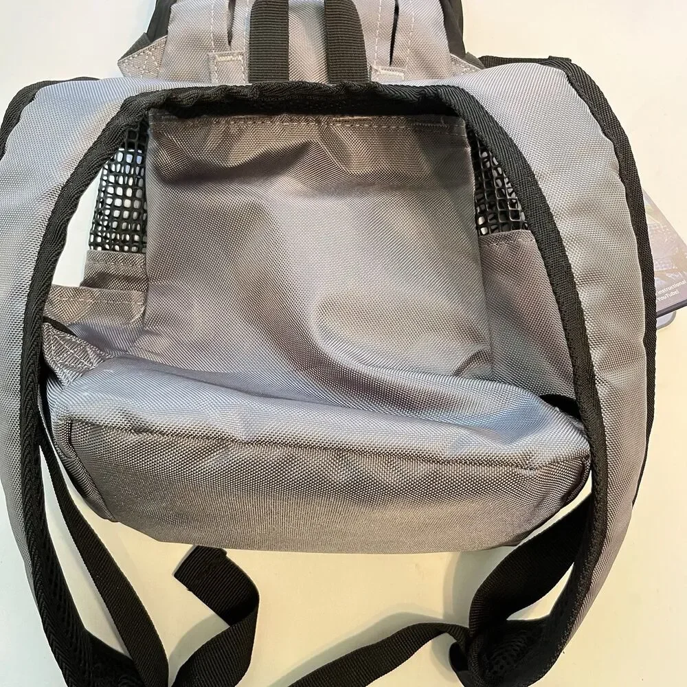 K9 Sport Sack Dog Carrier Adjustable Backpack Size XS Charcoal Grey